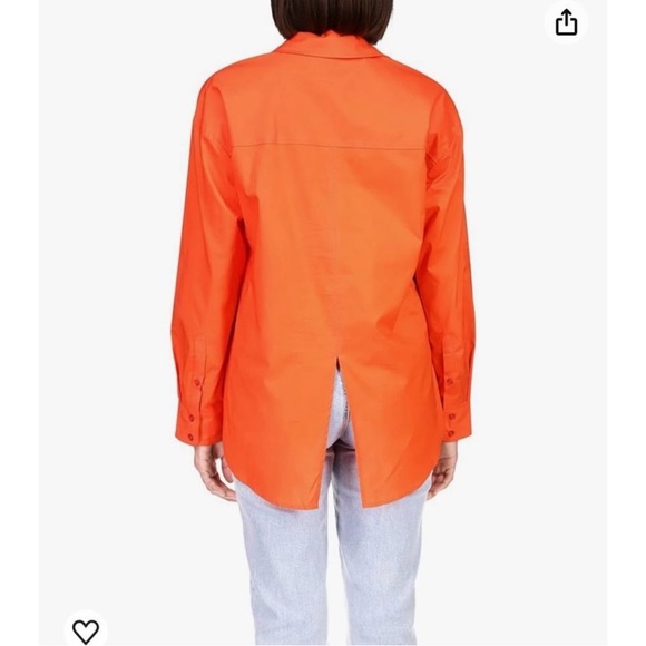 NWT Sanctuary Blouse back slit button down tunic - Picture 5 of 6